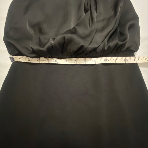 A/X Armani Exchange One Shoulder Zipper Black Cocktail Party Dress Size 2 Club - Picture 13 of 13